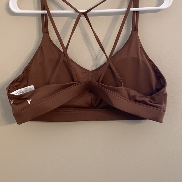 NWOT chocolate Old Navy active sports bra - Picture 2 of 3